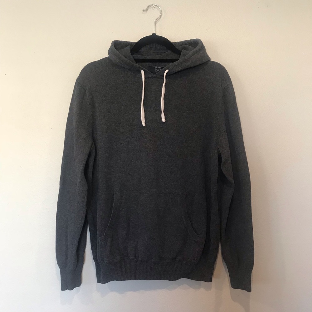 J. Crew Gray Pullover Hoodie